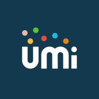 Umi logo with colorful dots