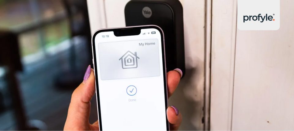 NFC on a phone used to open a door NFC on a phone used to open a door