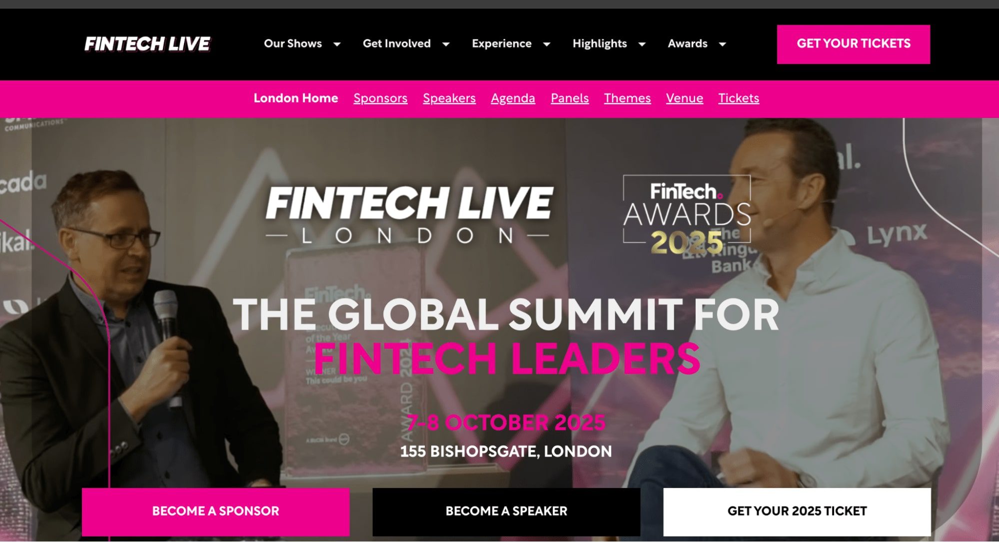 FinTech Live Event in London
