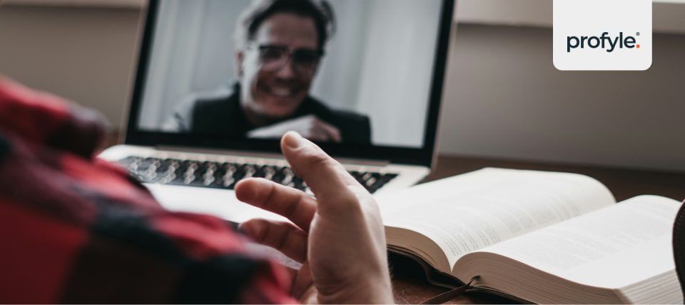A Zoom meeting