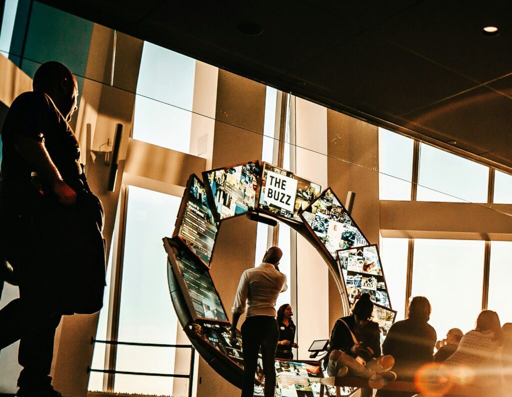 a trade show event