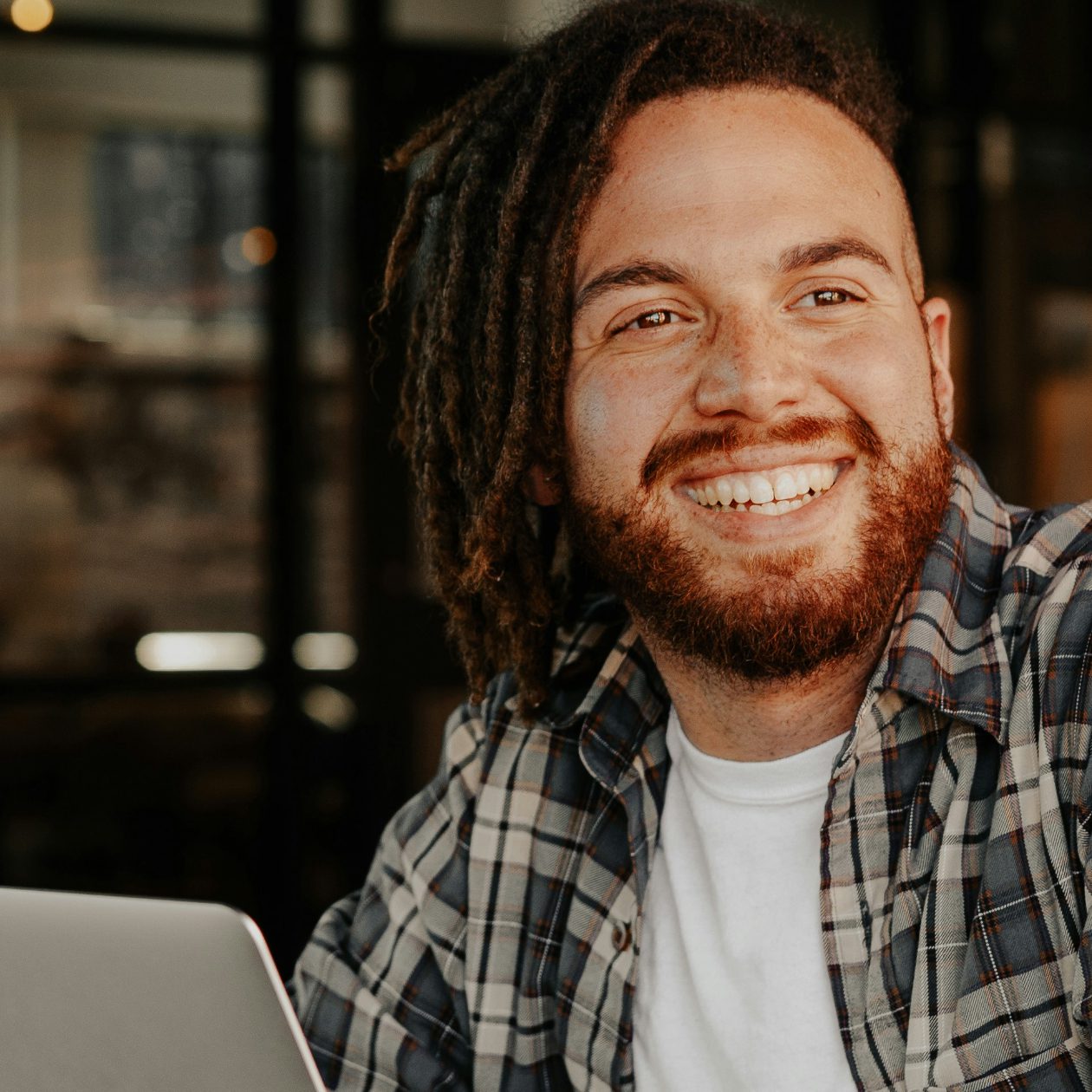 An happy user